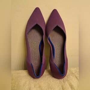 Womens ROTHY'S purple Shoes Size 8.5 Clean